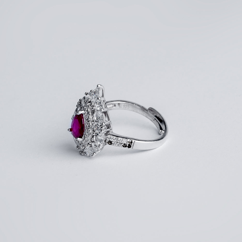 Pink Diamond Ring 925